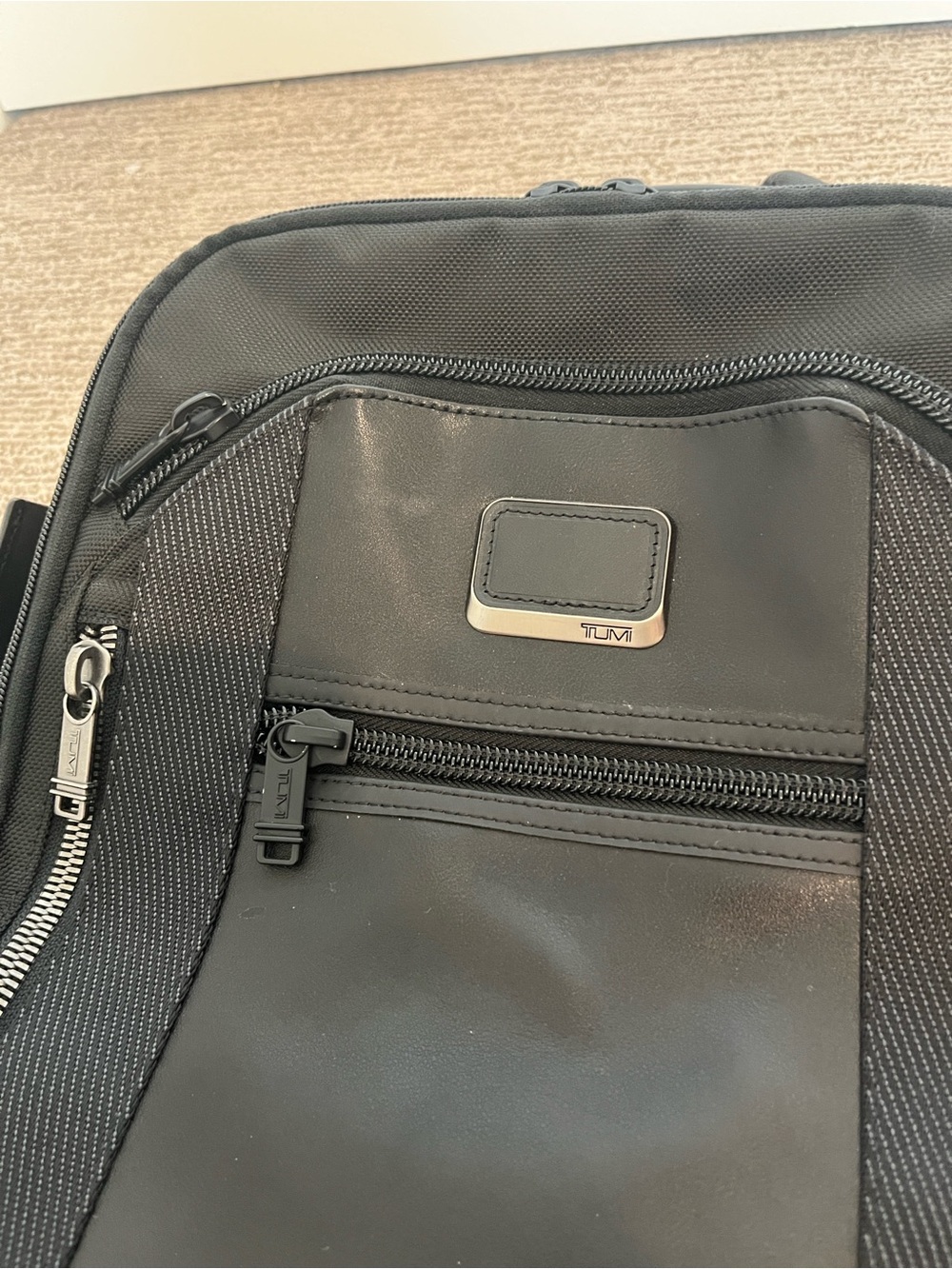 Tumi Alpha Bravo Davis Black Backpack - Picture 2 of 6